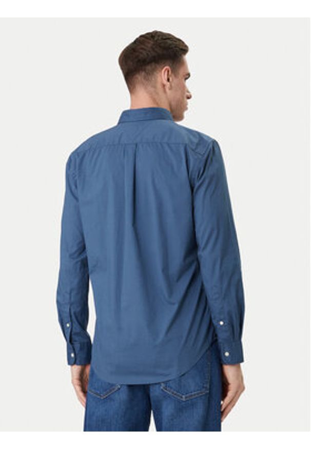 TOMMY HILFIGER - Tommy Hilfiger Koszula MW0MW37550 Niebieski Regular Fit. Kolor: niebieski. Materiał: bawełna