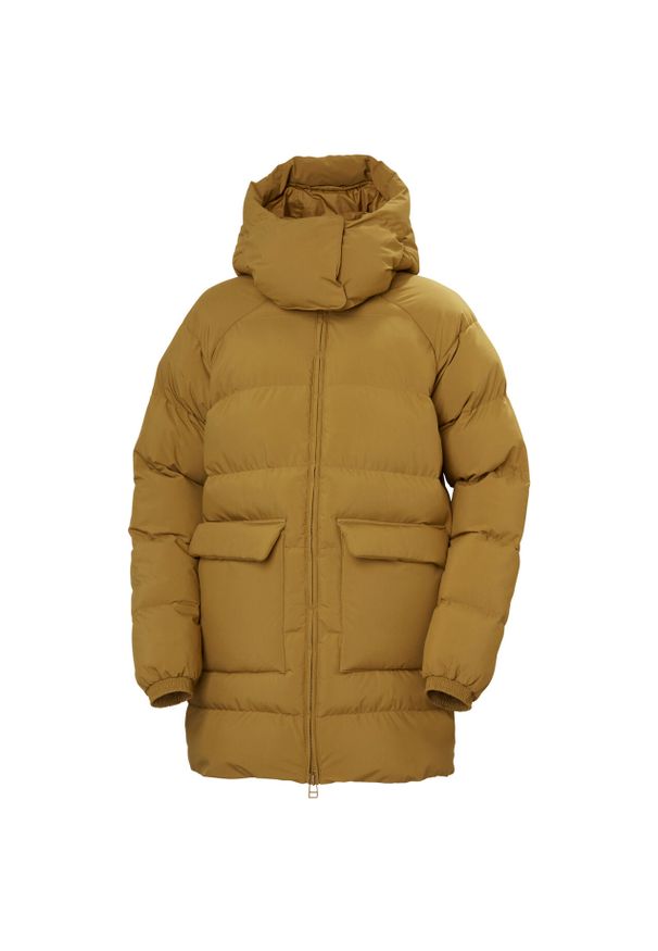 Damska kurtka puchowa Helly Hansen Ellie Puffy. Kolor: brązowy. Materiał: puch. Sezon: zima
