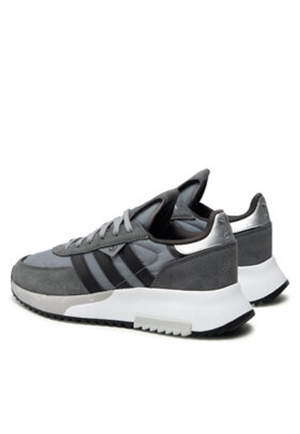 Adidas - adidas Sneakersy Retropy F2 GW0507 Szary. Kolor: szary. Materiał: zamsz, skóra