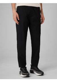 4f - 4F Spodnie casual męskie 4F x Robert Lewandowski - czarne XXL. Okazja: na co dzień. Kolor: czarny. Materiał: tkanina, materiał. Długość: długie. Sezon: lato. Styl: casual #2