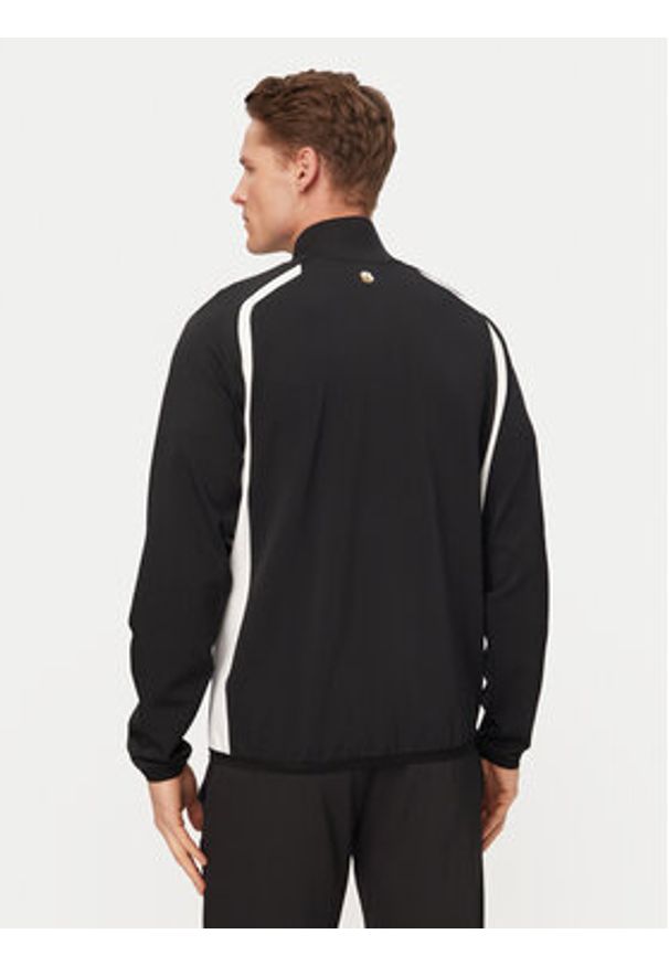 BOSS Bluza Spin 50554402 Czarny Regular Fit. Kolor: czarny. Materiał: syntetyk