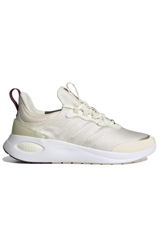 Adidas - Buty adidas Puremotion Super GX0619 - kremowe. Zapięcie: pasek. Kolor: kremowy. Materiał: materiał, syntetyk. Szerokość cholewki: normalna. Wzór: aplikacja, paski. Model: Adidas Cloudfoam. Sport: turystyka piesza