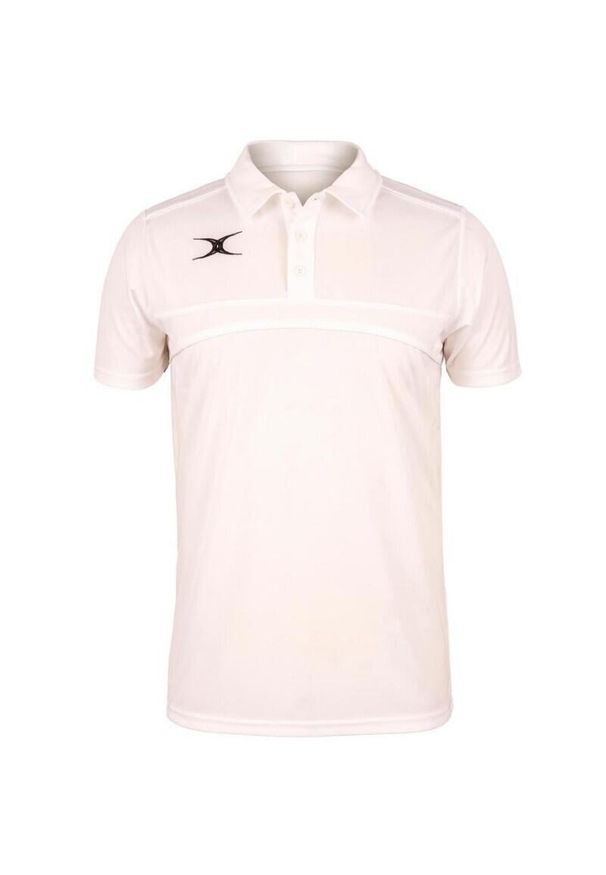 GILBERT - Dziecięca koszulka polo Gilbert Photon. Typ kołnierza: polo. Kolor: biały