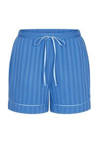 Triumph Szorty piżamowe Amourette Jacquard 10227207 Niebieski Regular Fit. Kolor: niebieski. Materiał: wiskoza #3
