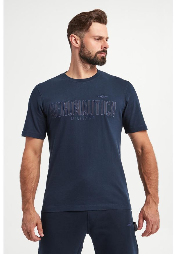 Aeronautica Militare - T-shirt męski z logo AERONAUTICA MILITARE
