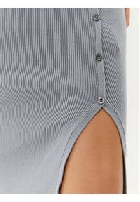 Calvin Klein Jeans Spódnica ołówkowa J20J221128 Szary Slim Fit. Kolor: szary. Materiał: bawełna