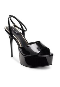 Nine West Sandały CHANDA ZL23031CC Czarny. Kolor: czarny. Materiał: skóra #6
