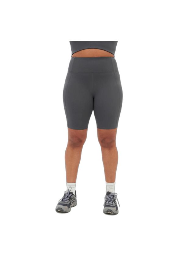 GIRLFRIEND COLLECTIVE - Damskie szorty z wysoką talią Girlfriend Collective. Kolor: szary. Długość: krótkie. Sezon: lato