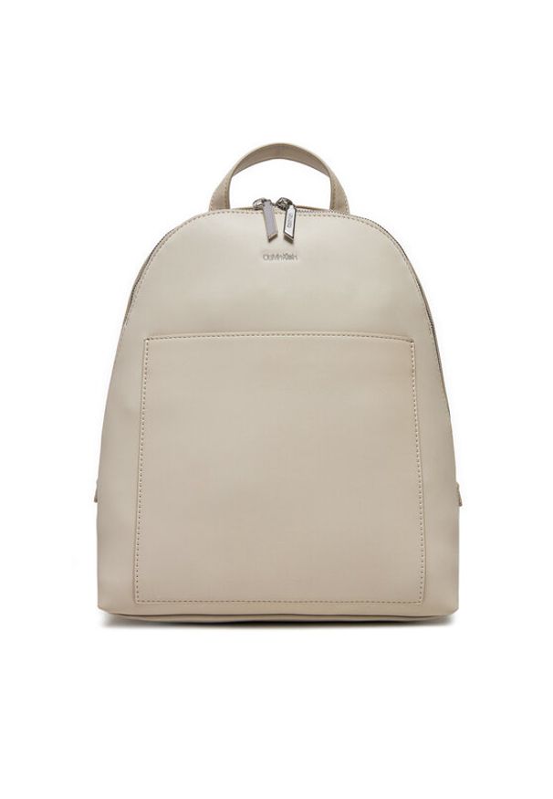 Calvin Klein Plecak Ck Must Dome Backpack K60K611363 Szary. Kolor: szary. Materiał: skóra