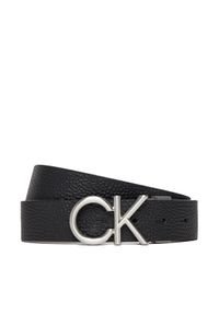 Calvin Klein Pasek Męski Adj/Rev Ck Metal Bombe Pb 35Mm K50K510630 Czarny. Kolor: czarny. Materiał: skóra #1