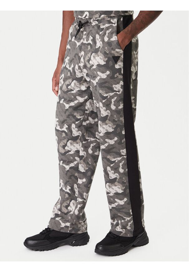 Guess Spodnie dresowe Z6RB02 K9YI1 Szary Regular Fit. Kolor: szary. Materiał: bawełna