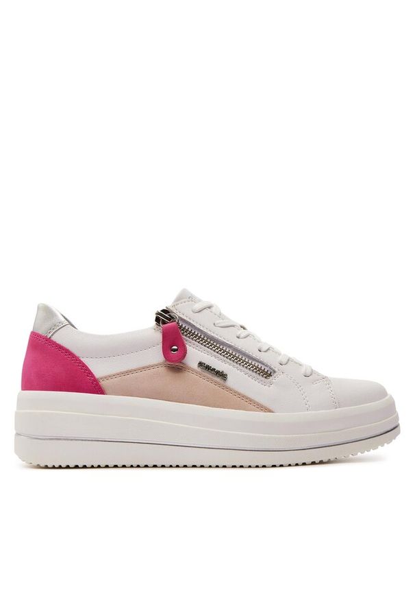 Sneakersy Remonte. Kolor: biały