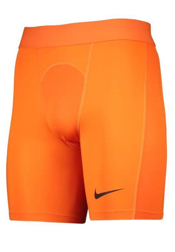 Spodnie treningowe męskie Nike Pro Drifit Strike. Kolor: żółty, wielokolorowy, pomarańczowy, czarny. Długość: krótkie