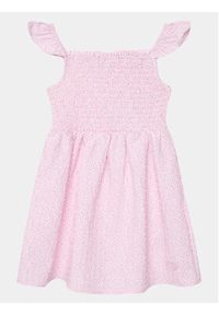 Guess Sukienka letnia K4GK15 WG5T0 Różowy Regular Fit. Kolor: różowy. Materiał: syntetyk. Sezon: lato