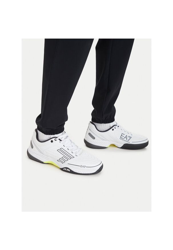 Sneakersy EA7 Emporio Armani. Kolor: biały