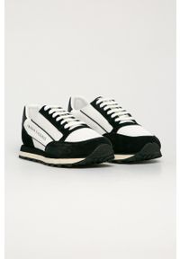 Armani Exchange – Buty kolor biały XUX083 XV263. Nosek buta: okrągły. Zapięcie: sznurówki. Kolor: biały. Materiał: guma #4