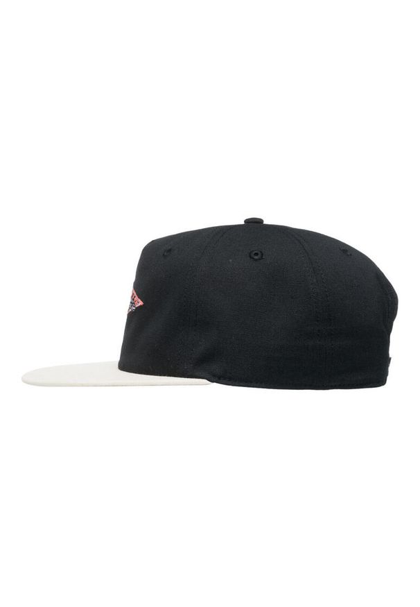 Quiksilver - Czapka Snapback dla Mężczyzn QS FRASSNASSA Czarny. Kolor: brązowy, zielony, wielokolorowy. Materiał: materiał, bawełna. Wzór: haft