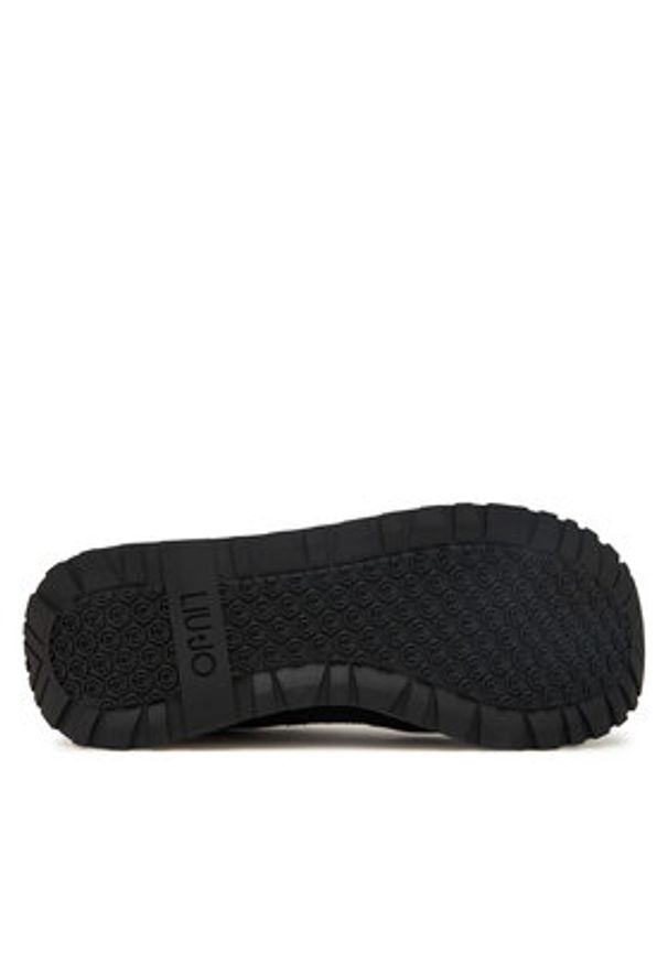 Liu Jo Sneakersy Plus 01 BF5011 PX078 Czarny. Kolor: czarny. Materiał: zamsz, skóra