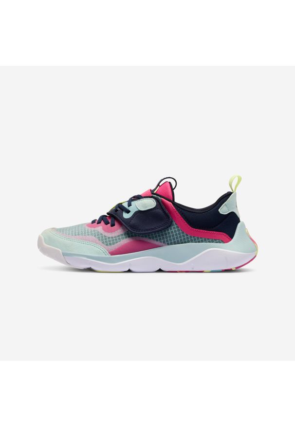 Buty sportowe dla dzieci Decathlon Playful City. Kolor: niebieski. Materiał: materiał, nylon. Szerokość cholewki: normalna