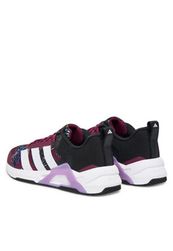 Adidas - adidas Buty na siłownię Dropset Control Trainer JS3125 Bordowy. Kolor: czerwony. Materiał: materiał. Sport: fitness