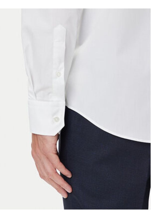 BOSS Koszula H-Joe 50549923 Biały Regular Fit. Kolor: biały. Materiał: bawełna