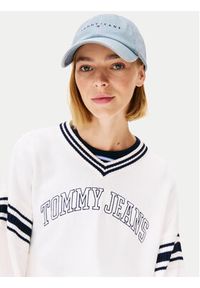 Tommy Jeans Czapka z daszkiem Linear Denim Cap AW0AW17912 Błękitny. Kolor: niebieski. Materiał: bawełna #3