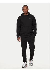 Reebok Bluza Strength Hoodie 100070728 Czarny Regular Fit. Kolor: czarny. Materiał: syntetyk