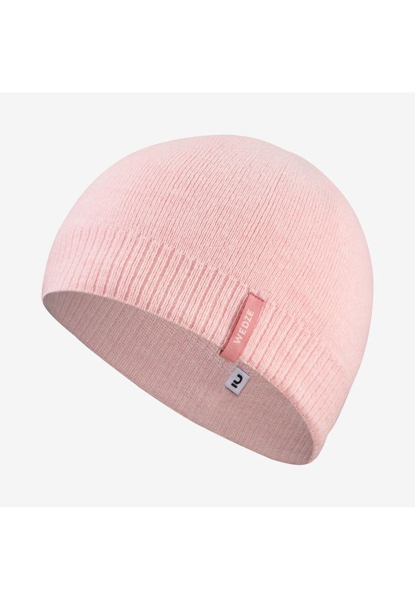 WEDZE - Czapka narciarska Wedze Simple. Kolor: fioletowy. Materiał: akryl, materiał. Sezon: zima. Styl: klasyczny, sportowy