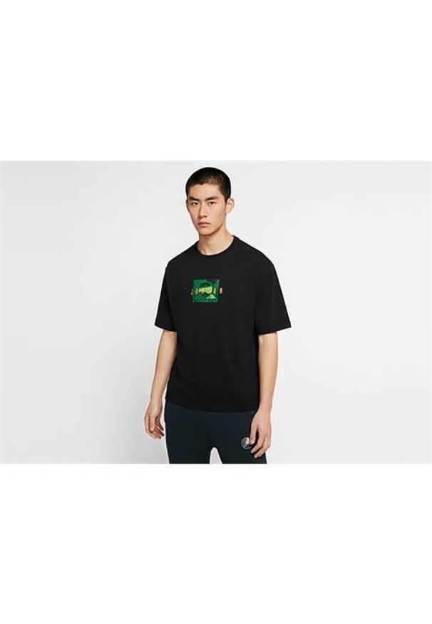 Koszulka sportowa męska Nike Air Jordan Sport. Kolor: czarny. Materiał: bawełna. Długość rękawa: krótki rękaw. Długość: krótkie. Sport: fitness