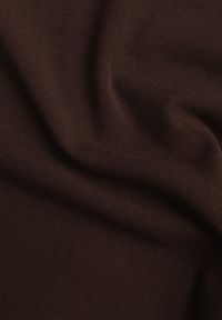 Renee - Ciemnobrązowy Dopasowany Top z Bawełny z Półgolfem Unellesa. Kolor: brązowy. Materiał: bawełna #4