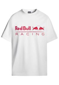 Pepe Jeans T-Shirt Red Bull Racing Logo Print 2025 Biały Regular Fit. Kolor: biały. Materiał: bawełna. Wzór: nadruk