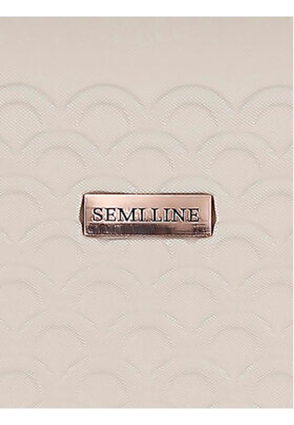 Semi Line Walizka średnia T5791-2 Écru