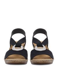 Rieker Sandały CEO-624H6-00 Czarny. Kolor: czarny. Materiał: skóra #6