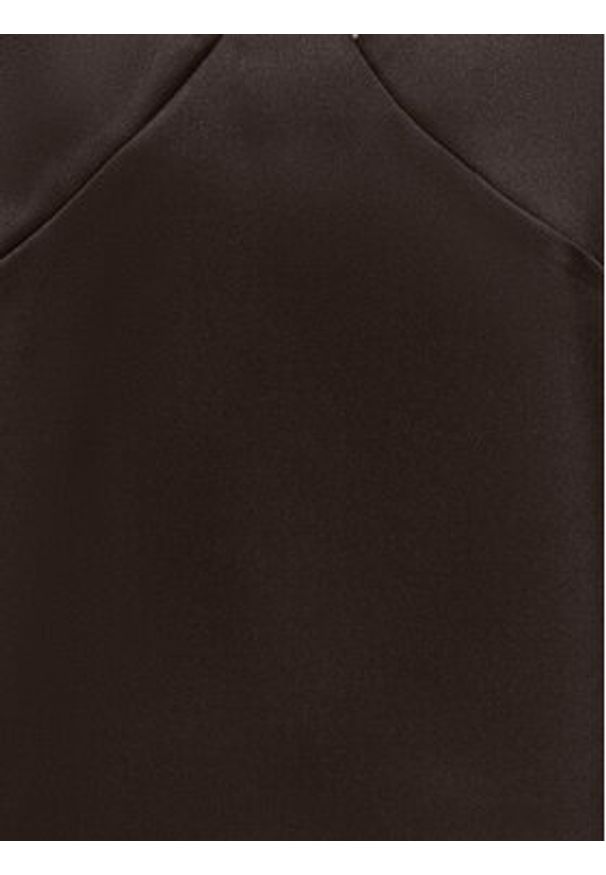 only - ONLY Top Faraya 15380254 Brązowy ciemny Regular Fit. Kolor: brązowy. Materiał: syntetyk