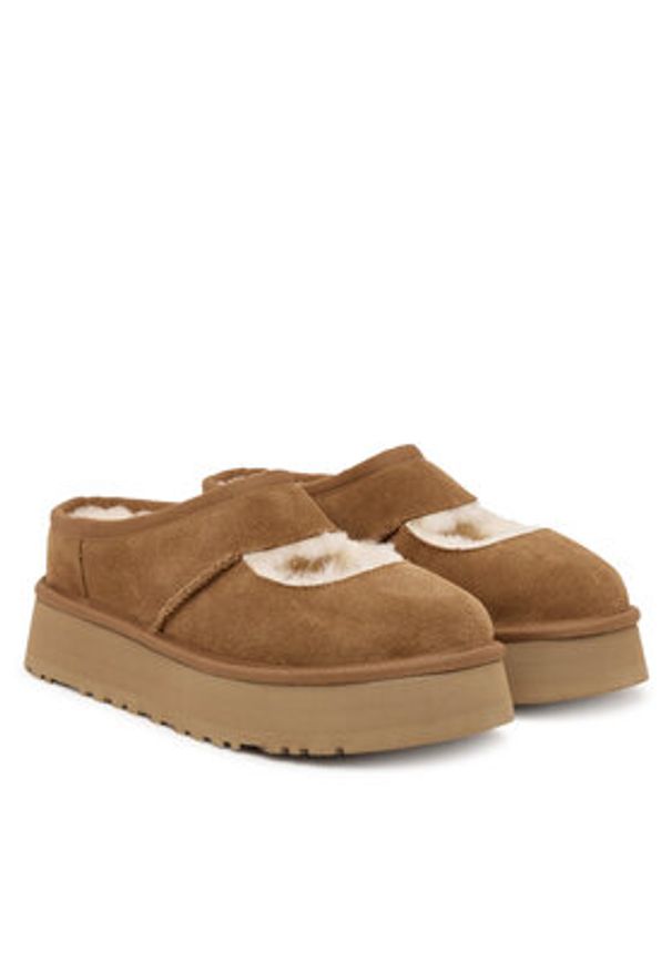 Ugg Śniegowce W Bea Mary Jane 1167612 Brązowy. Kolor: brązowy. Materiał: skóra