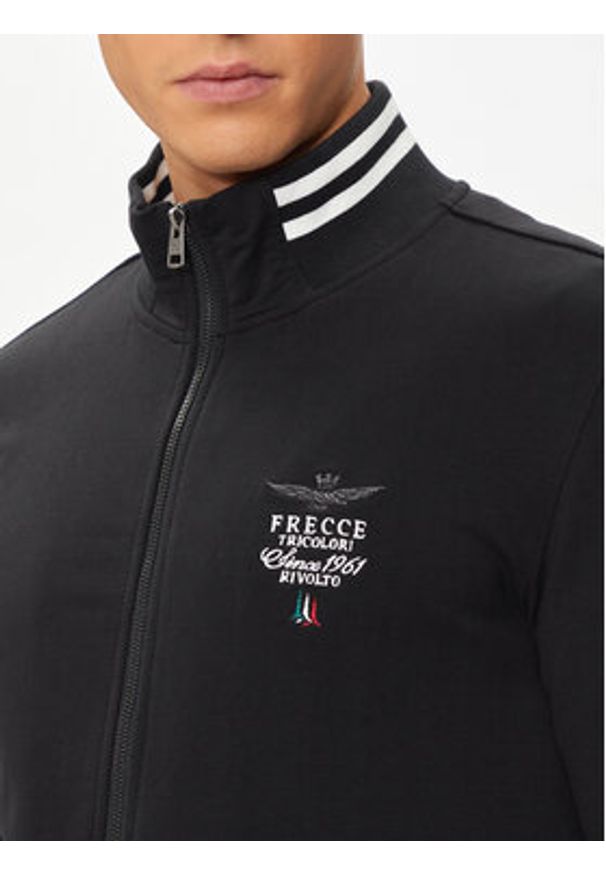 Aeronautica Militare Bluza 241FE1756F459 Czarny Regular Fit. Kolor: czarny. Materiał: bawełna