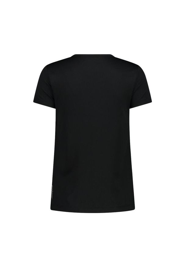 Koszulka damska CMP. Kolor: czarny. Sport: turystyka piesza