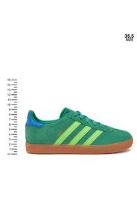 Adidas - adidas Sneakersy Gazelle JP7127 Zielony. Kolor: zielony. Materiał: skóra, zamsz. Model: Adidas Gazelle #5