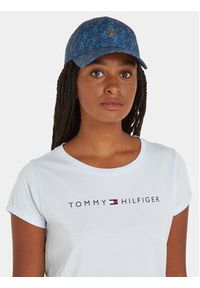 TOMMY HILFIGER - Tommy Hilfiger Czapka z daszkiem Pop Monogram Cap AW0AW16047 Granatowy. Kolor: niebieski. Materiał: materiał #4