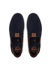 Bugatti Mokasyny 321-ARU61-1400 Granatowy. Kolor: niebieski. Materiał: skóra, zamsz #4