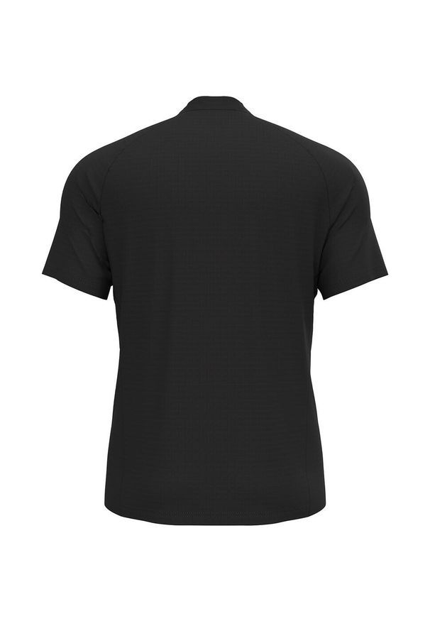Koszulka tech. męska Odlo T-shirt crew neck s/s 1/2 zip ESSENTIAL. Kolor: czarny