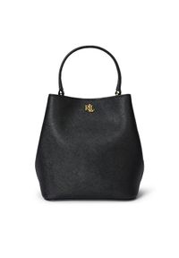 Lauren Ralph Lauren - LAUREN RALPH LAUREN Torebka 431969365001 Czarny. Kolor: czarny. Materiał: skórzane