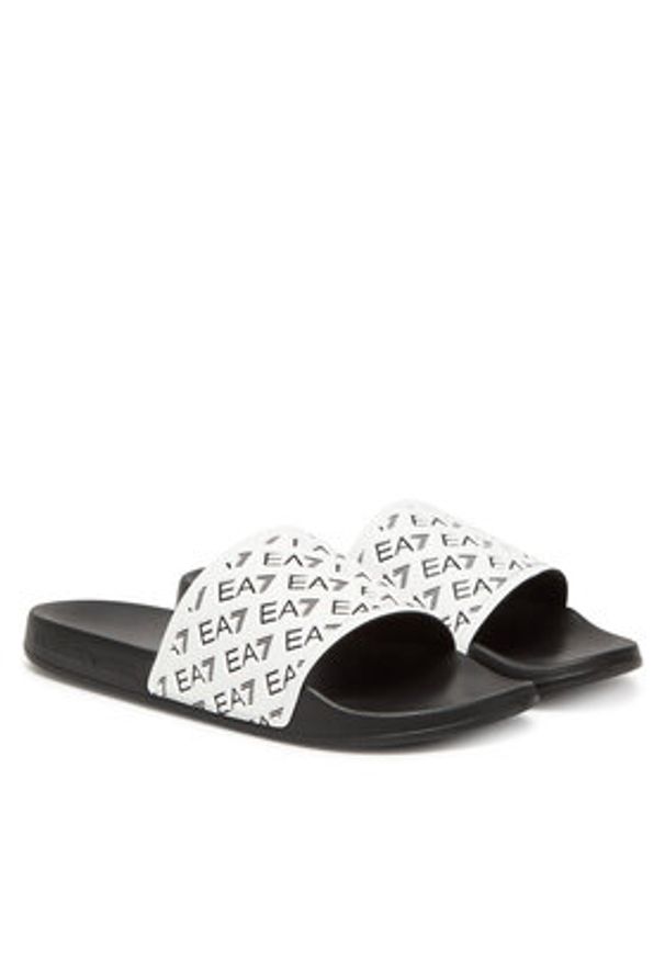 EA7 Emporio Armani Klapki 7X000109 AF15125 F0043 Biały. Kolor: biały