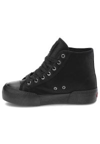 Czarne Sneakersy Cross Jeans Ocieplane Buty Damskie. Kolor: czarny. Materiał: syntetyk, futro, skóra ekologiczna. Szerokość cholewki: normalna. Sezon: zima #4