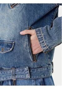 Guess Kurtka jeansowa W5YN70 D4XYZ Niebieski Regular Fit. Kolor: niebieski. Materiał: bawełna, jeans
