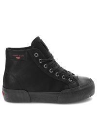 Czarne Sneakersy Cross Jeans Ocieplane Buty Damskie. Kolor: czarny. Materiał: syntetyk, futro, skóra ekologiczna. Szerokość cholewki: normalna. Sezon: zima #6