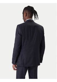 BOSS Garnitur H-Huge 50557259 Granatowy Slim Fit. Kolor: niebieski. Materiał: wełna #9