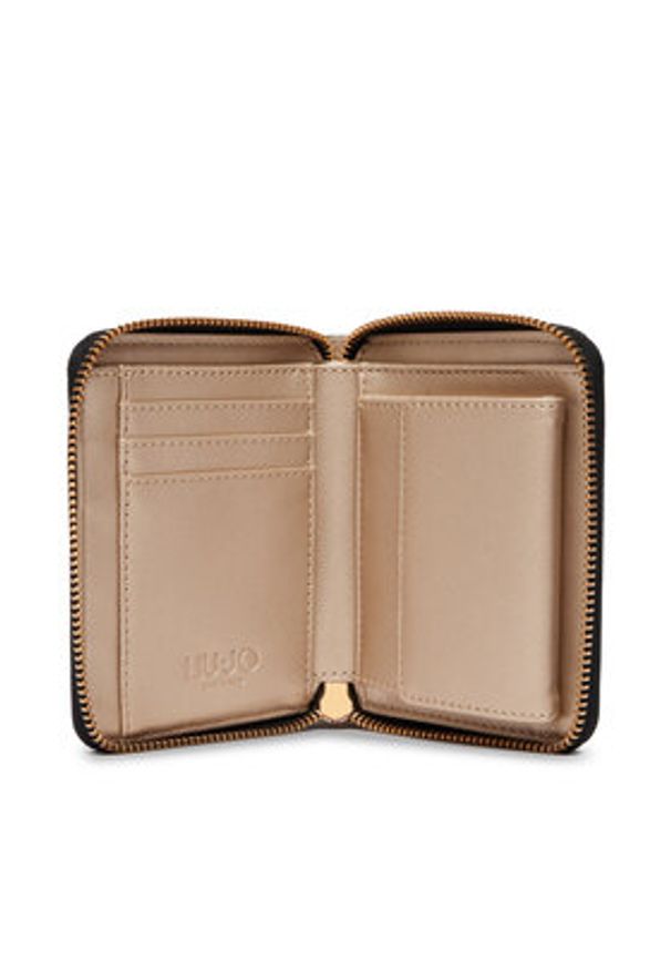 Liu Jo Portfel AA6156 E1012 Czarny. Kolor: czarny. Materiał: skóra