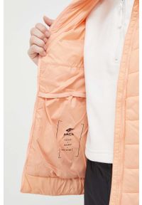 4f - 4F kurtka sportowa kolor pomarańczowy. Kolor: pomarańczowy. Materiał: włókno, puch, materiał. Technologia: Primaloft #3