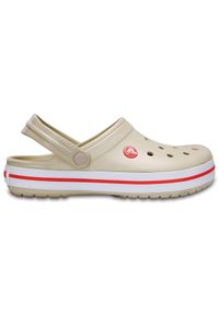 Sandały unisex na basen Crocs CROCBAND. Kolor: beżowy, czerwony, biały, wielokolorowy. Styl: sportowy #1